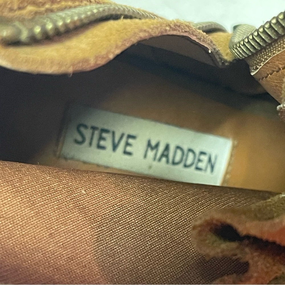 Steve Madden Fringe Ankle Boot Open Toe Fringe Bo… - image 7